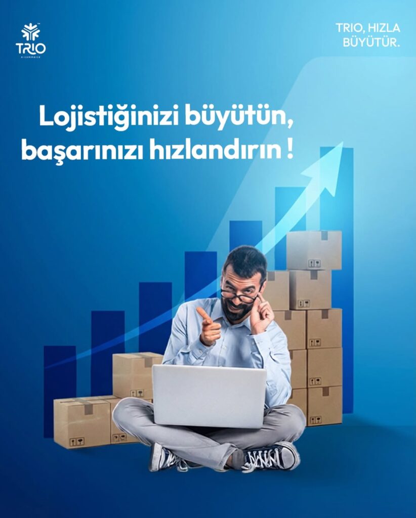 Lojistiğinizi büyütün, başarınızı hızlandırın 🚀TRIO E-Commerce ile gönderilerinizi daha hızlı,
