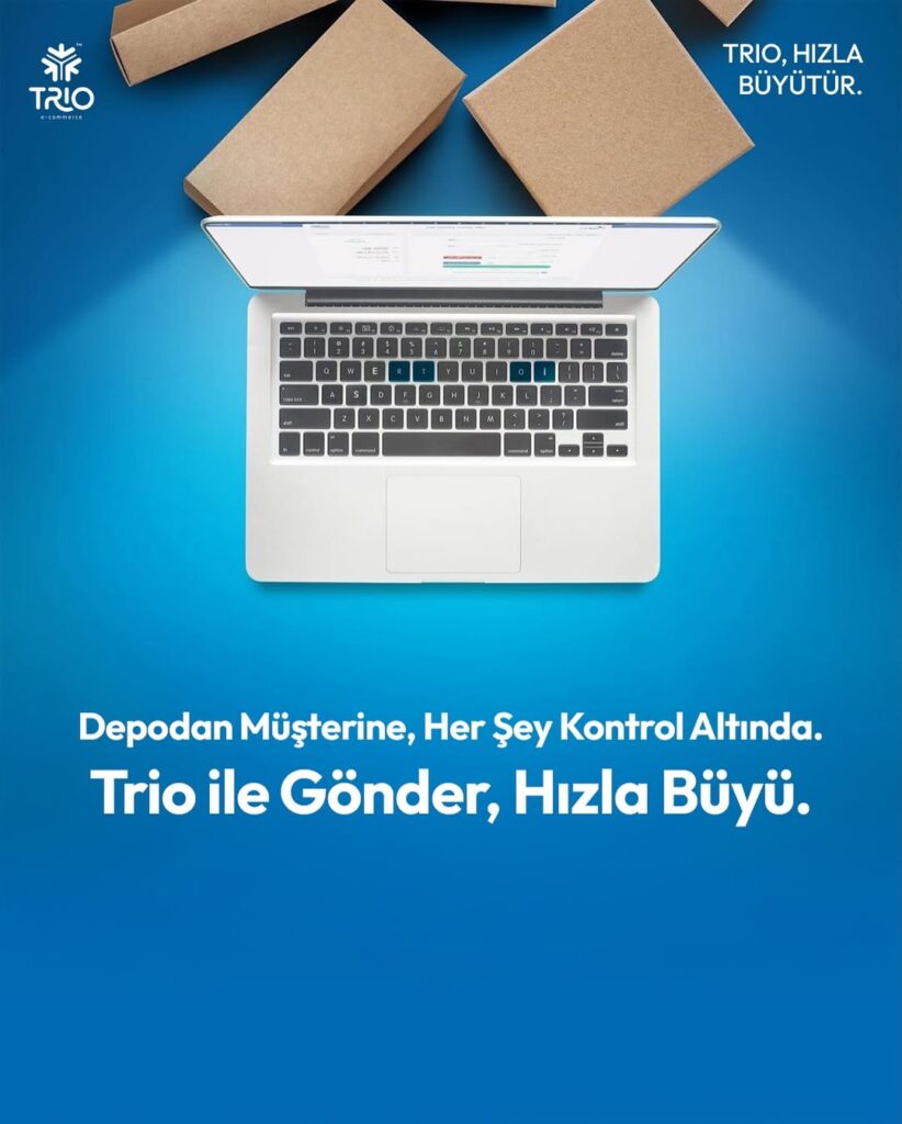 Sipariş depodan çıkar çıkmaz, müşteriye ulaşana kadar her şey kontrol altında.Trio, gönderim sür