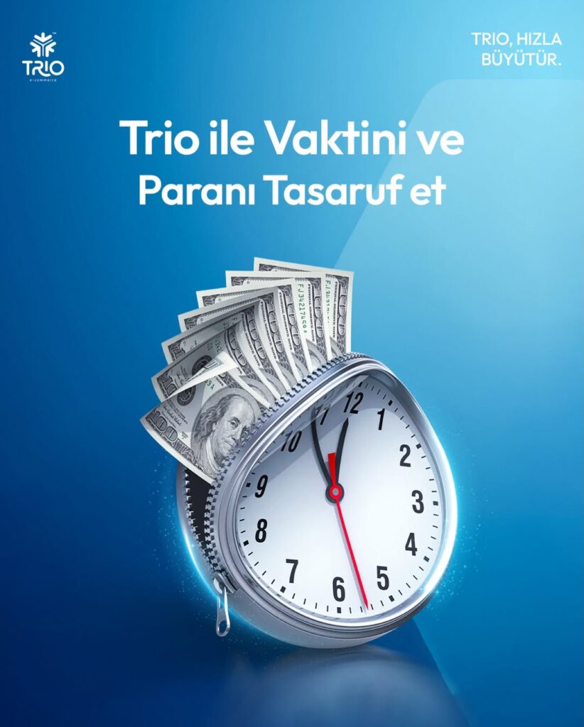 Zamanın da, paran da değerli.Trio E-Commerce ile operasyonlarını bize bırak,sen işini büyütmeye